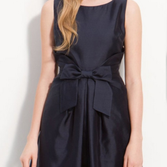 Kate spade black jillian bow waist dress. Sz 8 - Picture 6 of 6